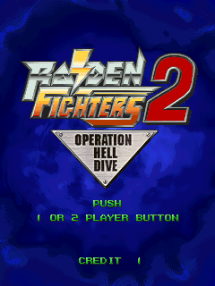Raiden Fighters 2 Title Screen
